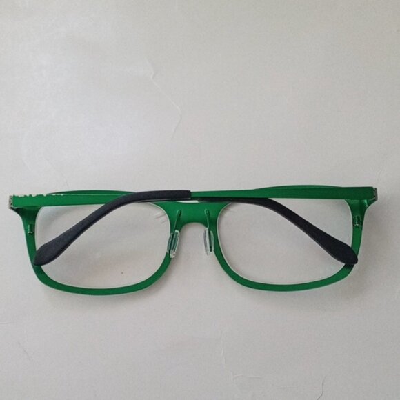 Derek Cardigan Green Metallic Prescription Glasses 55-18-140 & Bonus Black Case - Picture 3 of 13
